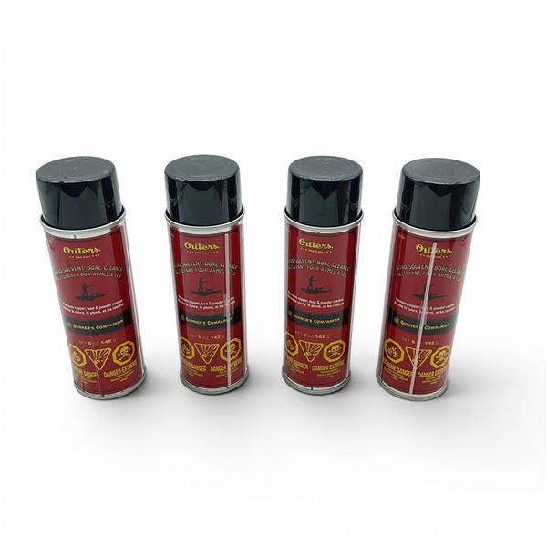 Outers Nitro Solvent Bore Cleaner 5 OZ X 4