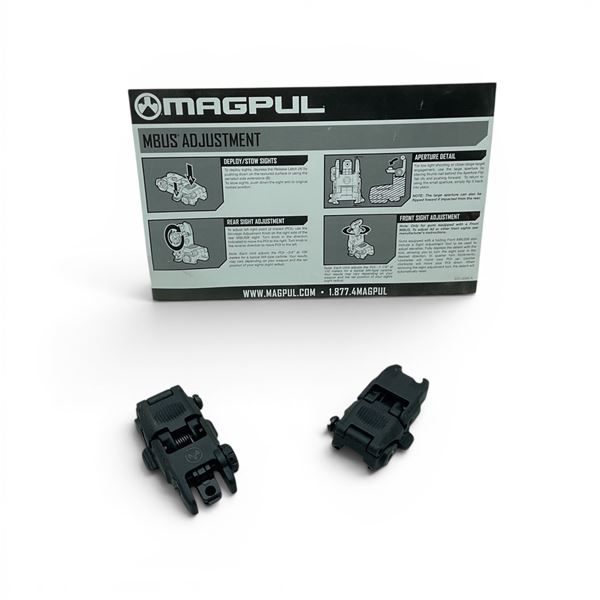 MagPul MBUS Adjusted Front And Rear Sight Set