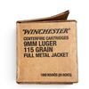 Image 2 : Winchester Target & Practice W9MM50 9mm Luger 115 Grain FMJ Ammunition, 1000 Round Case