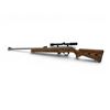 Image 2 : Remington Model 597 Stainless Semi Auto Rifle .22LR 20" Barrel Laminate Stock W/ Tasco 4X20 Scope