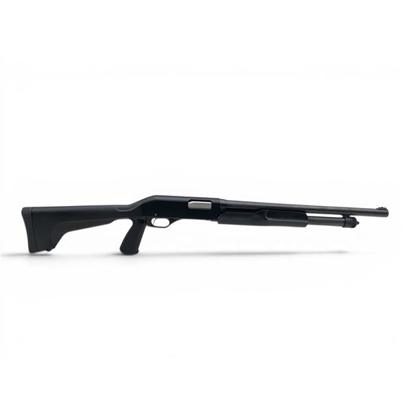 Stevens 320 Pump Action Shotgun 12Ga 3" Chamber 18.5" Barrel Black Synthetic Pistol Grip Stock