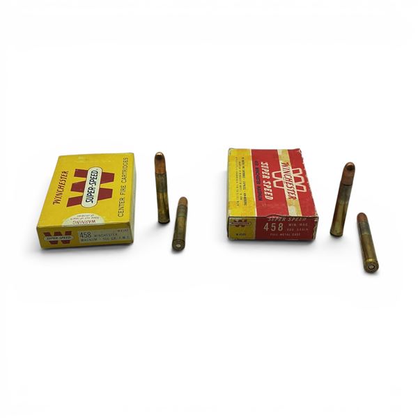 Assorted Winchester 458 Win Mag Ammunition, 40 Rounds