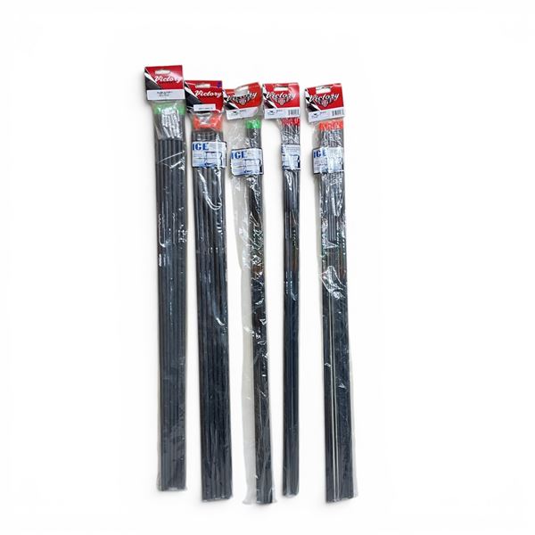 Victory Archery Assorted VAP, X-Ringer and V-Force Arrow Shafts and Nocks Approx 60 Qty