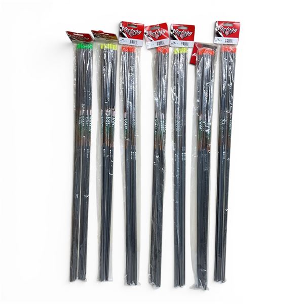Victory Archery VAP V6 X 500-S Arrows and Shafts with Nocks Approx 84 Qty