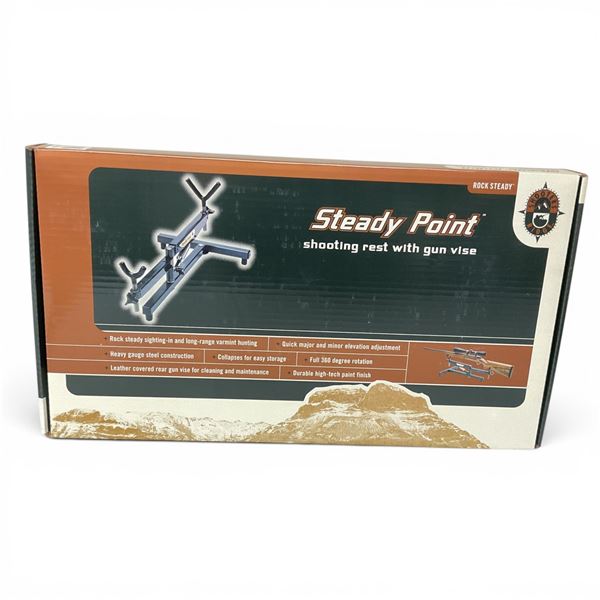 Shooter's Ridge Steady Point Shooting Rest with Gun Vise