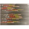 Image 2 : Victory Archery VForce V3 350=60/75 Arrow Shafts with Nocks X 85 Qty