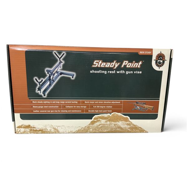 Shooter's Ridge Steady Point Shooting Rest with Gun Vise
