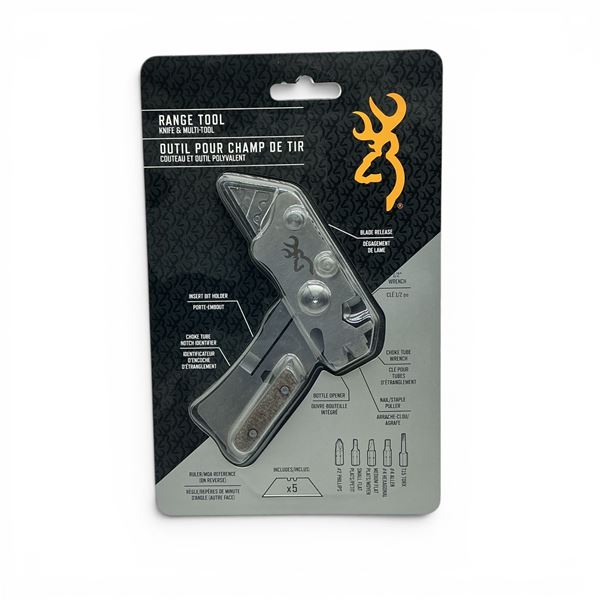 Browning Range Tool Knife & Multi-Tool, New