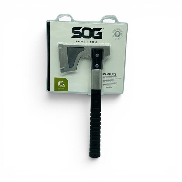 SOG 3.1" Blade Camp Axe with Sheath, New