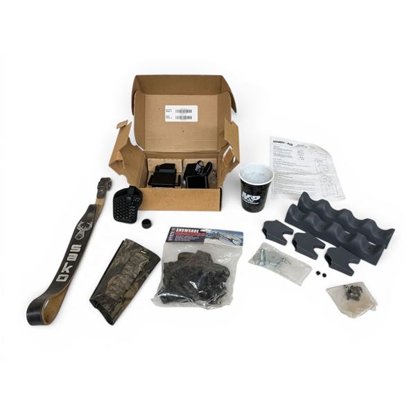 Assorted Items, S & W Cup, Gun Cabinet Pieces, Bianchi Holster and Kustom Signals Transmitter Base