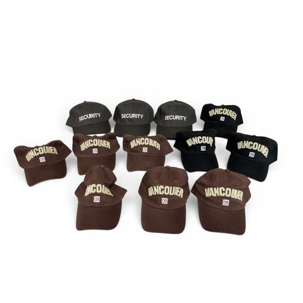 Security and Vancouver Hats, Adjustable X 11 Qty