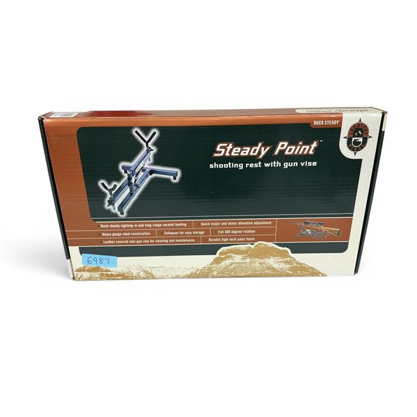 Shooter's Ridge Steady Point Shooting Rest with Gun Vise