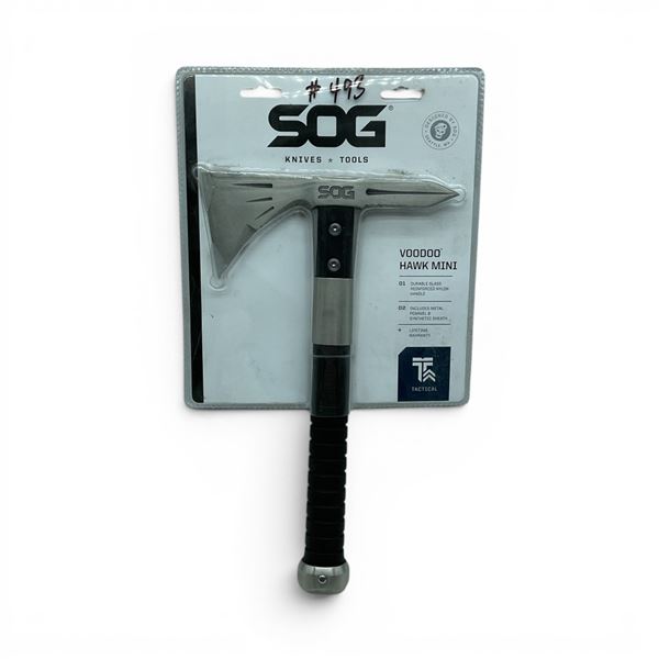 SOG VooDoo Hawk Mini Fixed 2 3/4" Blade Axe, New