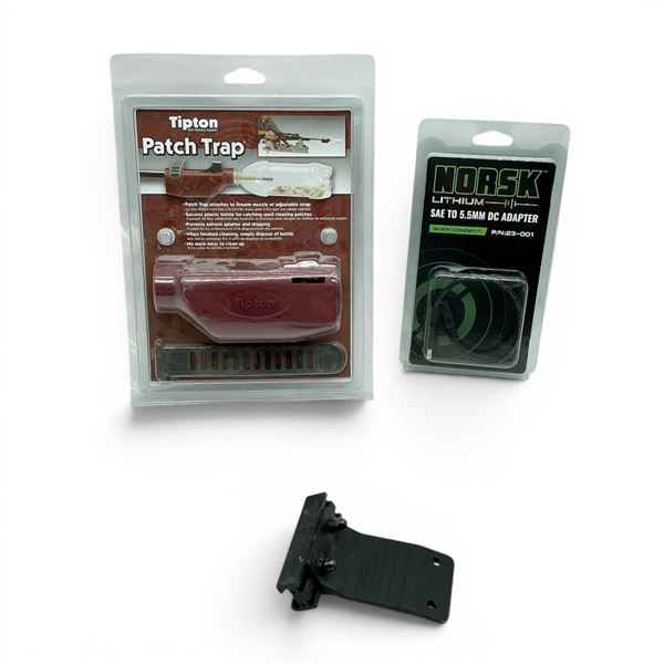 Norsk Lithium SAE to 5.5 mm DC Adapter and Tipton Patch Trap