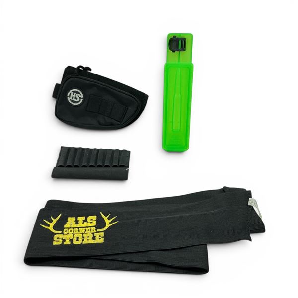MTM Case-Gard Patch Catcher, Cheek Rest with Pouch,  Ammo Holder and Gun Sock