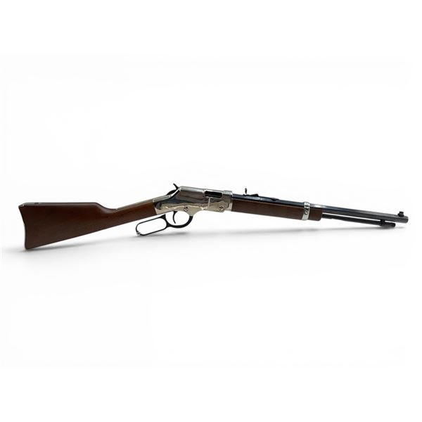 Henry H004SY Silver Boy Lever Action Youth Rifle .22 S/L/LR 17" Octagon Barrel Silver Receiver, New
