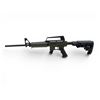 Image 2 : Derya TM22 Feather Semi Auto Rifle 22LR 18″ Threaded Barrel Green And Black Adjustable Stoc