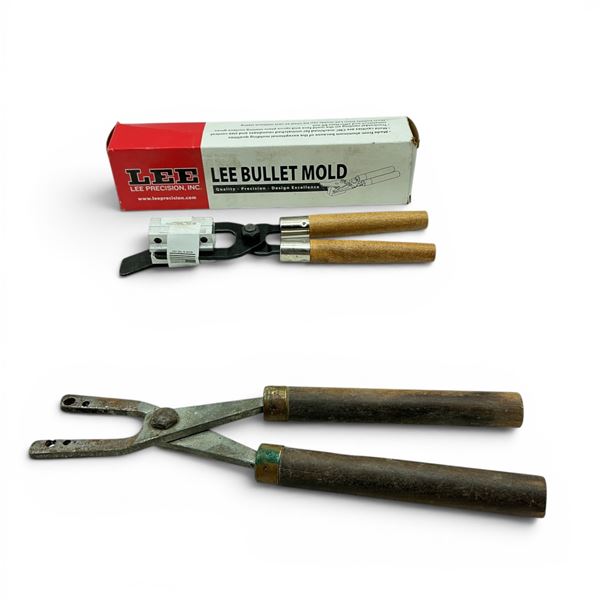 Lee .490 Round .50 Cal 320 Grain Ball and Real Bullet Combination Mold with Handles