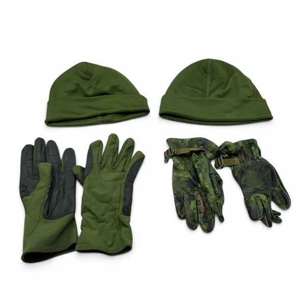 Gloves Size Lg and Med, Logistik Hat Size Small/ Med and Large/XLg