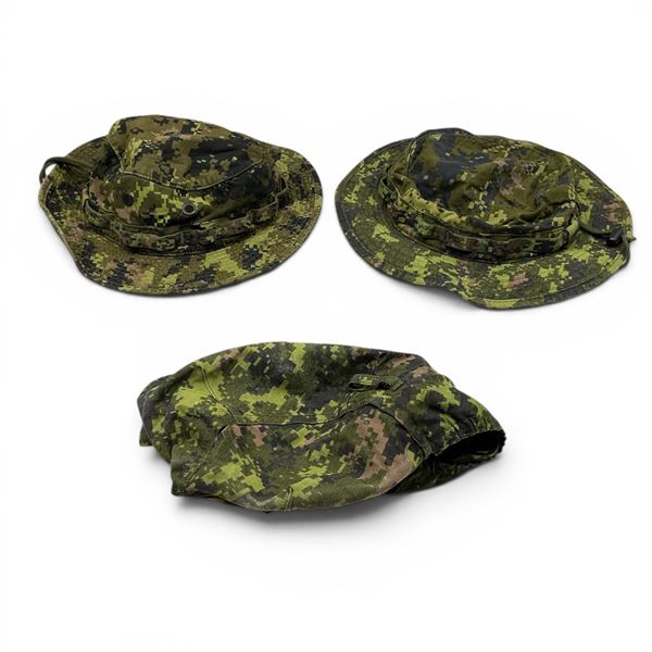 Bush Hat, Size 7 1/4" X 2 Qty and Helmet Cover, Med
