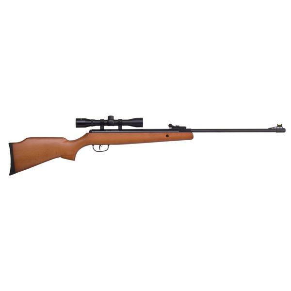 Crosman Optimus Single Shot Break Action .177 Cal Air Rifle Wood Stock With 4X32 Scope 495FPS, New