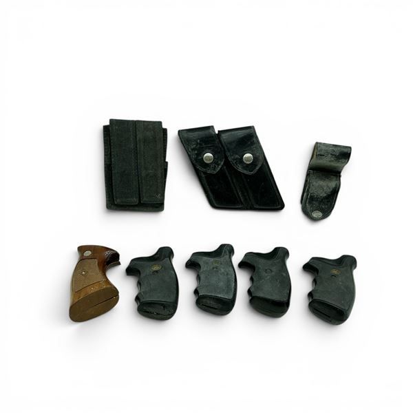 S & W Round Butt Grips X 3, S & W N-Frame Grip, Wood Grips and Holders