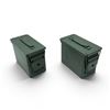 Image 1 : Small Ammo Can, 6 1/2" X 5" X 3 1/2" X 2 Qty, ODG