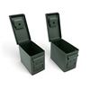 Image 2 : Small Ammo Can, 6 1/2" X 5" X 3 1/2" X 2 Qty, ODG