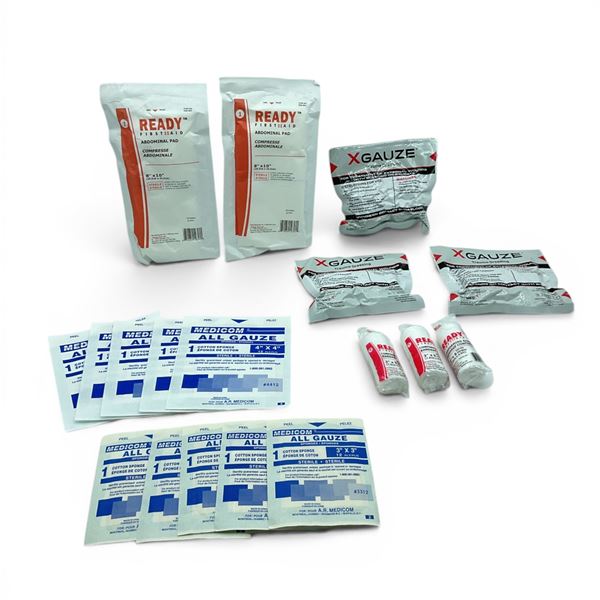 X-Gauze Trauma Dressing Bandages and Abdominal Pads