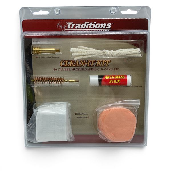 Traditions .50 Caliber Muzzleloading Cleaning Kit, New