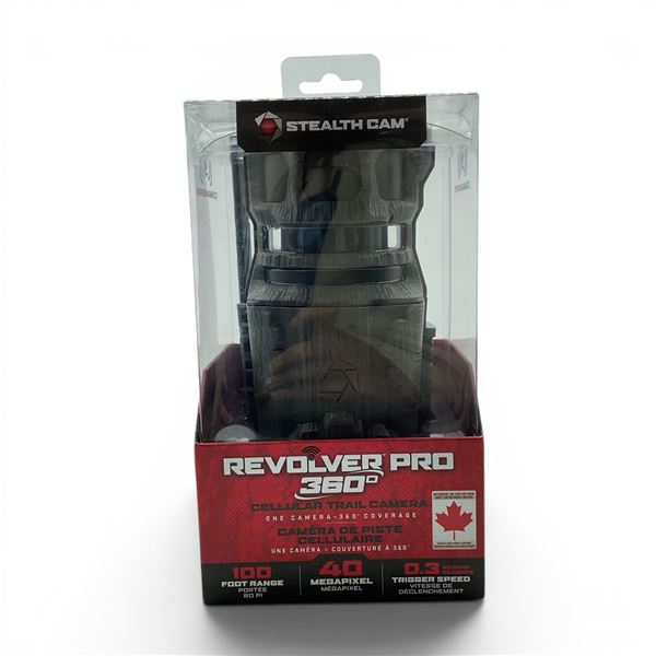 Stealth Cam Revolver Pro 360 Cellular Trail Camera, New