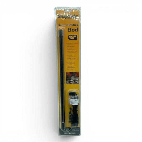 SnapSafe Dehumidifier 18" Rod, Covers Approx. 200 Cubic Feet, New