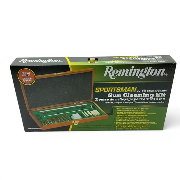 Remington Sportsman 27 piece Gun Cleaning Kit, New