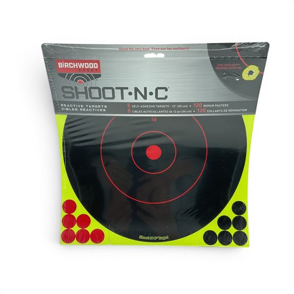 Birchwood Shoot-N-C Reactive 12" Targets, New