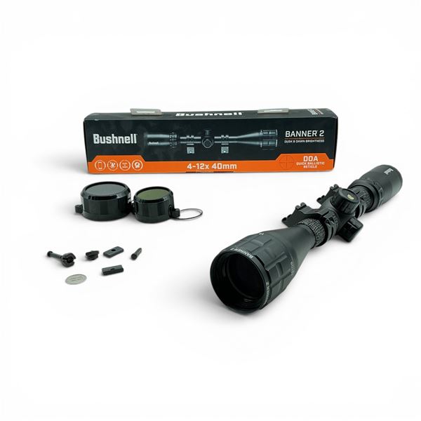 Bushnell Banner 2 4 - 12X 40 mm SFP Rifle Scope with DOA Quick Ballistic Reticle