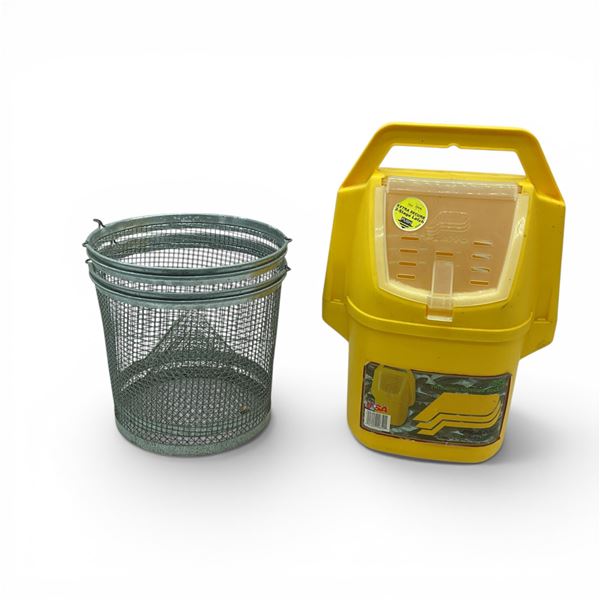 Assorted Bait/ Fishing Buckets