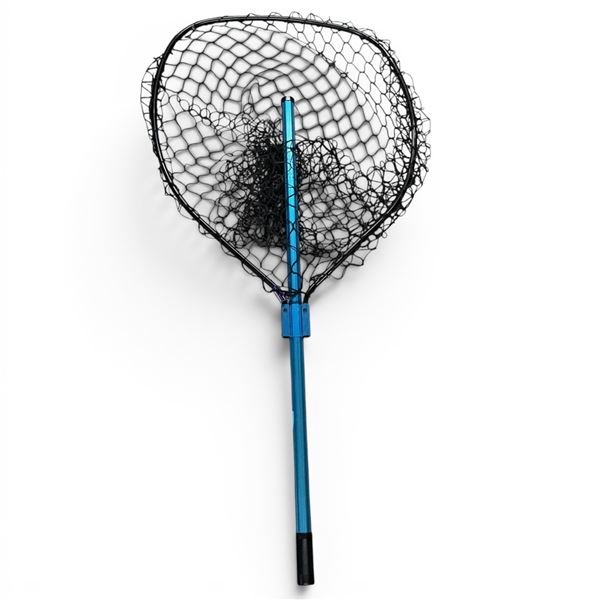 Danielson Knotless Salmon Net, 30" X 33" Hoop, 48" Net Depth and Handle Length, New