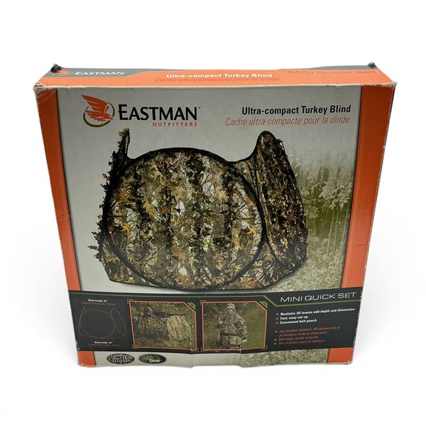 Eastman Ultra Compact Turkey Blind in Timber Illuzion Camo, 29" High, 87" Wide