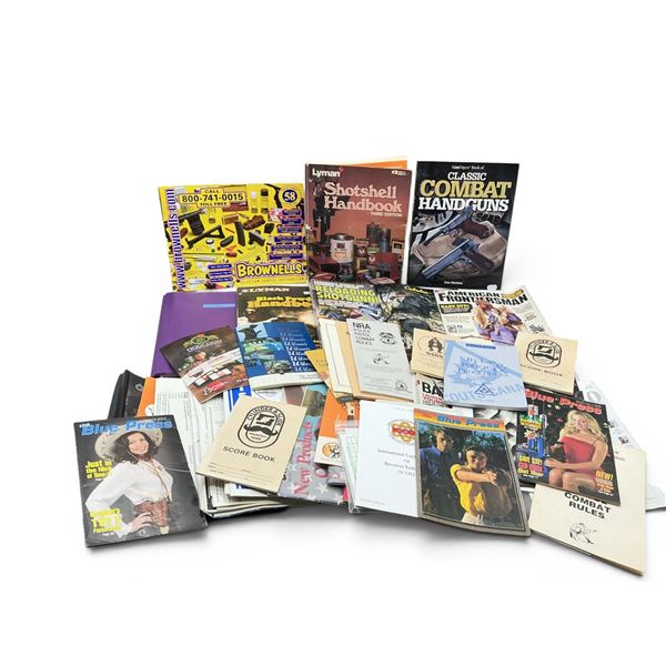 Assorted Firearms Related Publications, Box Full