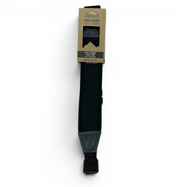 Butler Creek Highlander Black Rifle Sling, New