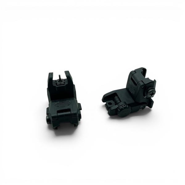 Flip-Up Front And Rear Sights