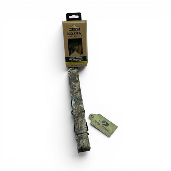 Butler Creek Quick Carry Universal Mossy Oak Country DNA Sling With Swivels, New