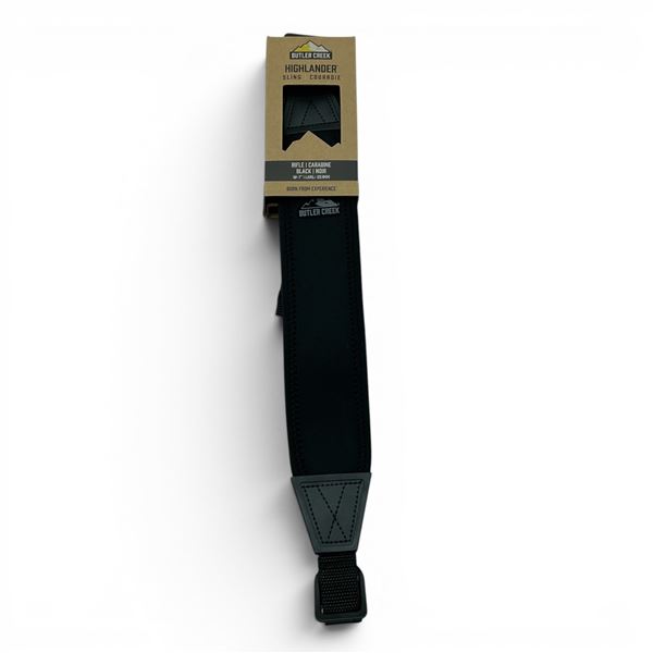 Butler Creek Highlander Black Rifle Sling, New
