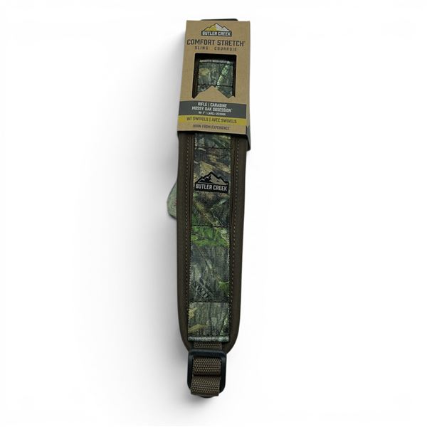 Butler Creek Comfort Stretch Mossy Oak Obsession Rifle Sling with Swivels, New
