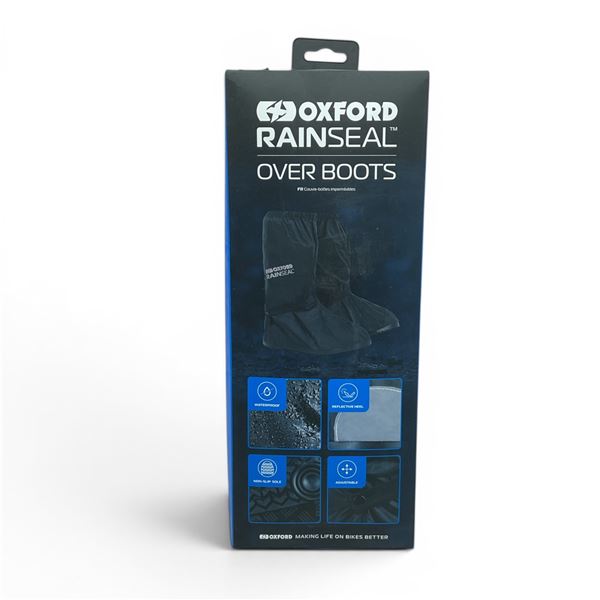 Oxford Rainseal Waterproof Adjustable Over Boots, Size Large (44-47)