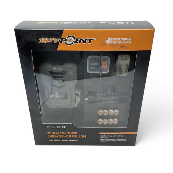 Spypoint Flex Cellular Trail Camera, 33MP Photos, New