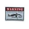 Image 1 : Rivers Edge Warning Fishing Pox Metal Sign 17" x 12", New