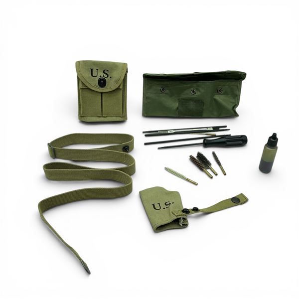 US Military Pouches, M1 Carbine Sling and Cleaning Kit