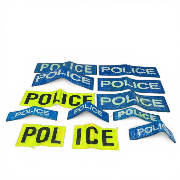 Reflective 'Police' Sew-On Tags