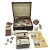 Image 1 : Box with Dutch Shoes, Flask, Photographs, Medals